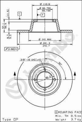 Breco BS 7453 - Bremžu diski adetalas.lv