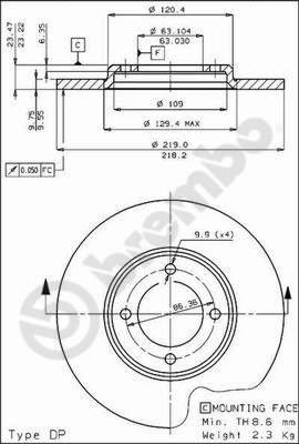 Breco BS 7056 - Bremžu diski adetalas.lv