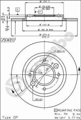 Breco BS 7123 - Bremžu diski adetalas.lv