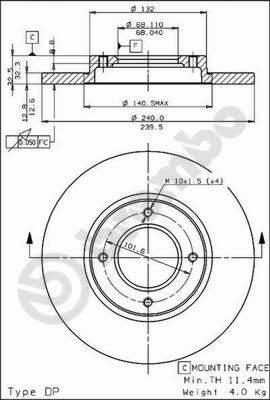 Breco BS 7365 - Bremžu diski adetalas.lv