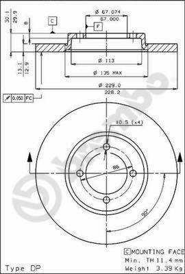 Breco BS 7223 - Bremžu diski adetalas.lv