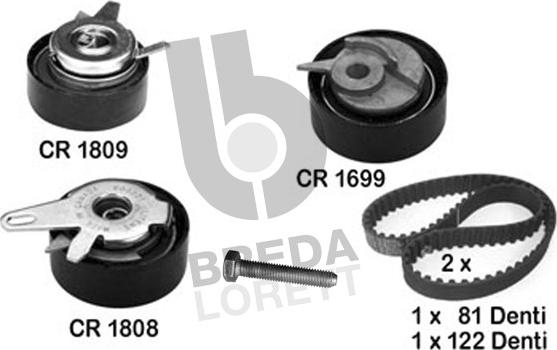 Breda Lorett KCD0064 - Zobsiksnas komplekts adetalas.lv