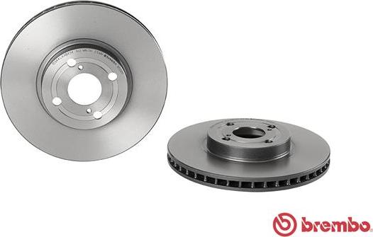 Brembo 09.9559.11 - Bremžu diski adetalas.lv