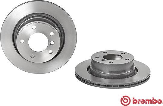 Brembo 09.9869.81 - Bremžu diski adetalas.lv