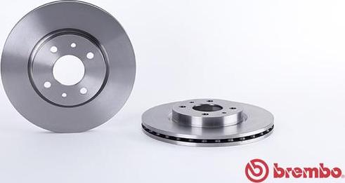 Brembo 09.5843.10 - Bremžu diski adetalas.lv