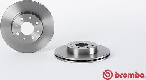 Brembo 09.6725.10 - Bremžu diski adetalas.lv