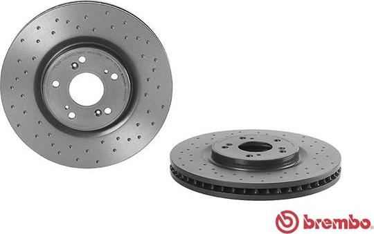 Brembo 09.B269.1X - Bremžu diski adetalas.lv