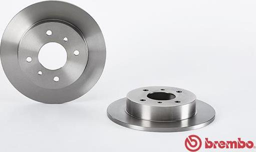 Brembo 08.5443.10 - Bremžu diski adetalas.lv