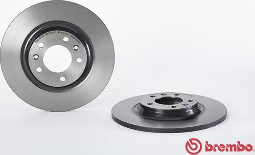 Brembo 08.8682.11 - Bremžu diski adetalas.lv