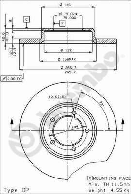 Brake Engineering DI950791 - Bremžu diski adetalas.lv