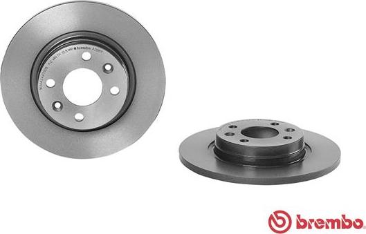 Brembo 08.A268.11 - Bremžu diski adetalas.lv