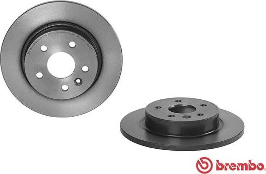 Brembo 08.B357.11 - Bremžu diski adetalas.lv