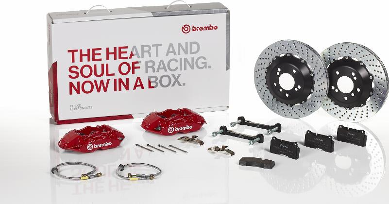 Brembo 2P1.9025A_ - Augstas veiktspējas bremžu komplekts adetalas.lv