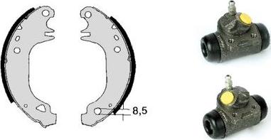 Brembo H 68 026 - Bremžu loku komplekts adetalas.lv