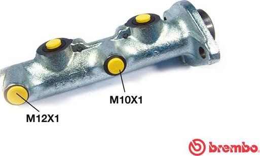 Brembo M 44 010 - Galvenais bremžu cilindrs adetalas.lv