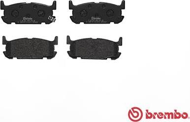 Brembo P 49 031 - Bremžu uzliku kompl., Disku bremzes adetalas.lv