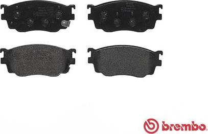 Brembo P 49 026 - Bremžu uzliku kompl., Disku bremzes adetalas.lv