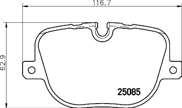 Brembo P 44 025 - Bremžu uzliku kompl., Disku bremzes adetalas.lv