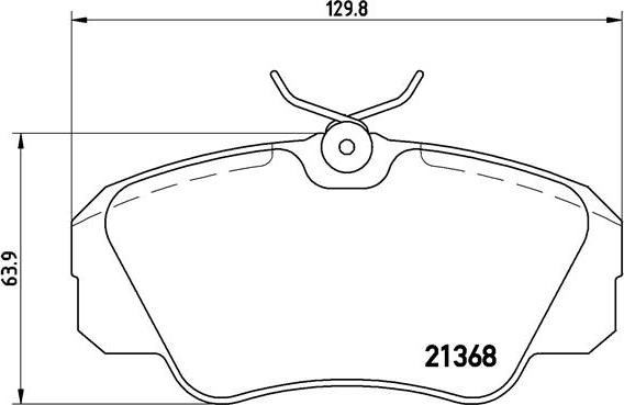 Brembo P 59 016 - Bremžu uzliku kompl., Disku bremzes adetalas.lv