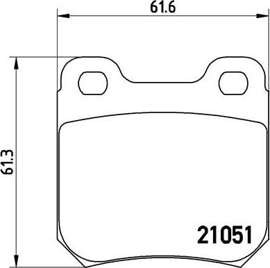 Brembo P 59 010 - Bremžu uzliku kompl., Disku bremzes adetalas.lv