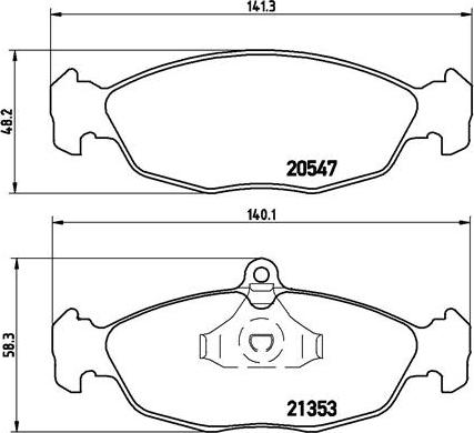 BETTAPARTS BDP2908 - Bremžu uzliku kompl., Disku bremzes adetalas.lv