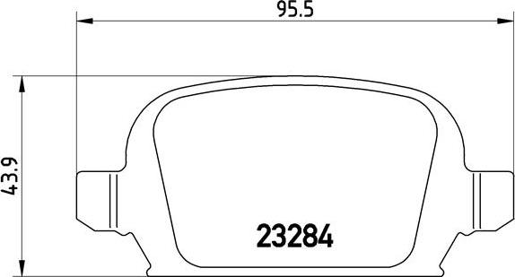 Brembo P 59 037 - Bremžu uzliku kompl., Disku bremzes adetalas.lv