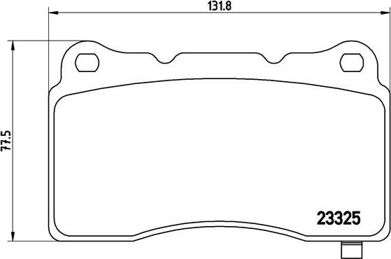 Brembo P 59 079 - Bremžu uzliku kompl., Disku bremzes adetalas.lv