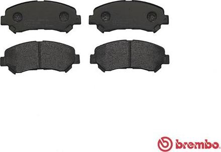 Brembo P 56 062 - Bremžu uzliku kompl., Disku bremzes adetalas.lv