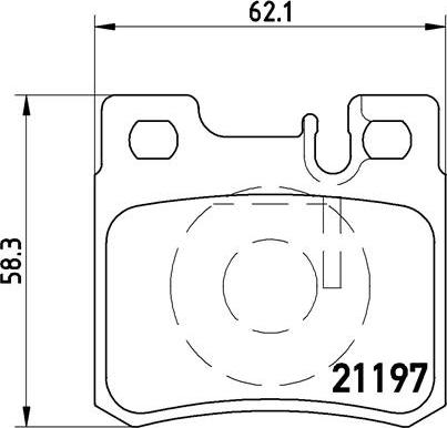 Brembo P 50 009 - Bremžu uzliku kompl., Disku bremzes adetalas.lv