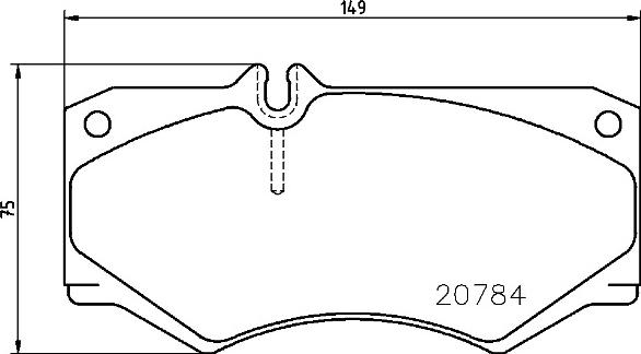 Brembo P 50 003 - Bremžu uzliku kompl., Disku bremzes adetalas.lv