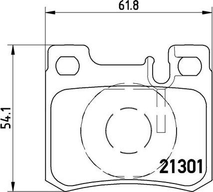 Brembo P 50 012 - Bremžu uzliku kompl., Disku bremzes adetalas.lv