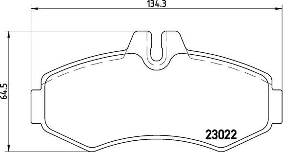 Brembo P 50 031 - Bremžu uzliku kompl., Disku bremzes adetalas.lv