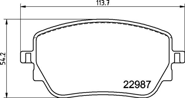 Brembo P 50 148 - Bremžu uzliku kompl., Disku bremzes adetalas.lv