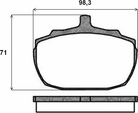 Brembo P 52 005 - Bremžu uzliku kompl., Disku bremzes adetalas.lv