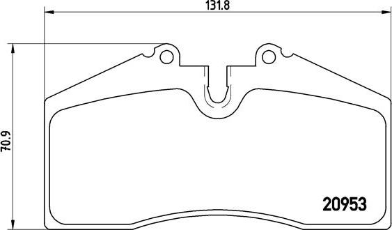 Brembo P 65 005 - Bremžu uzliku kompl., Disku bremzes adetalas.lv