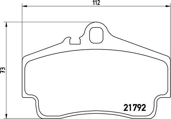 Brembo P 65 008 - Bremžu uzliku kompl., Disku bremzes adetalas.lv