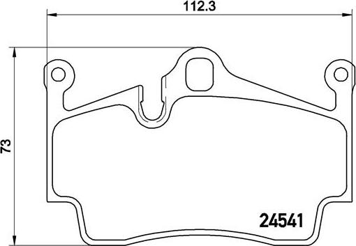 Brembo P 65 028 - Bremžu uzliku kompl., Disku bremzes adetalas.lv