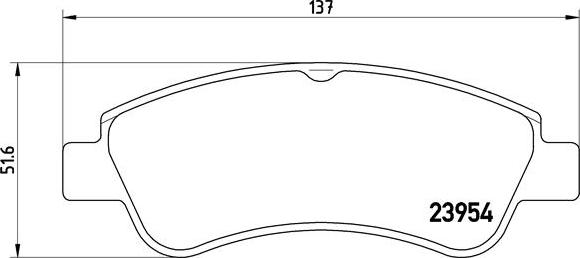 Brembo P 61 066X - Bremžu uzliku kompl., Disku bremzes adetalas.lv