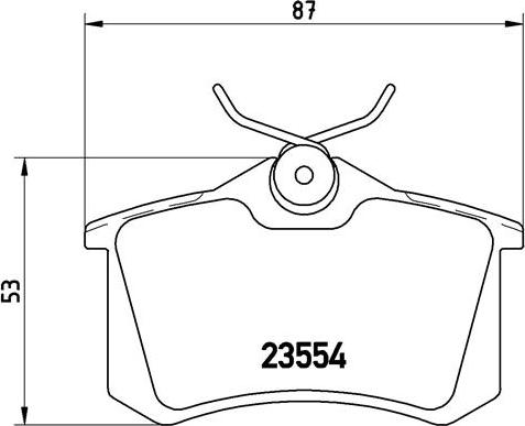 Brembo P 68 024X - Bremžu uzliku kompl., Disku bremzes adetalas.lv