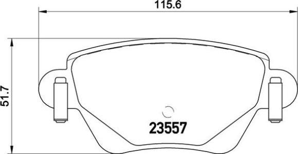 Brembo P 68 028 - Bremžu uzliku kompl., Disku bremzes adetalas.lv