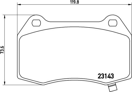 Brembo P 09 003 - Bremžu uzliku kompl., Disku bremzes adetalas.lv