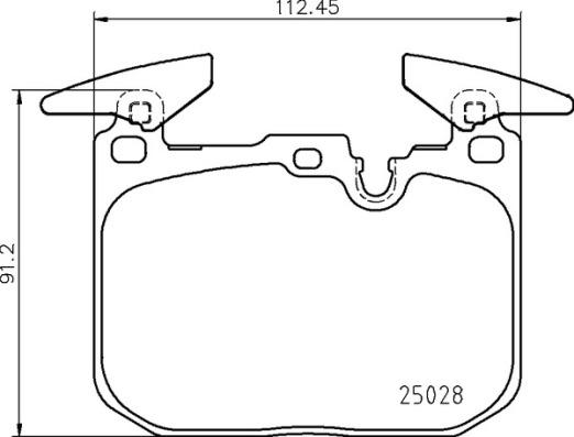 Brembo P 06 098 - Bremžu uzliku kompl., Disku bremzes adetalas.lv