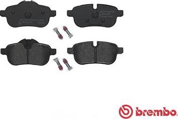 Brembo P 06 062 - Bremžu uzliku kompl., Disku bremzes adetalas.lv