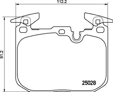 Brembo P 06 088 - Bremžu uzliku kompl., Disku bremzes adetalas.lv