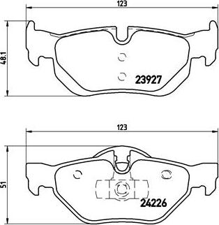 Brembo P 06 038X - Bremžu uzliku kompl., Disku bremzes adetalas.lv