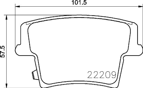 Brembo P 11 040 - Bremžu uzliku kompl., Disku bremzes adetalas.lv