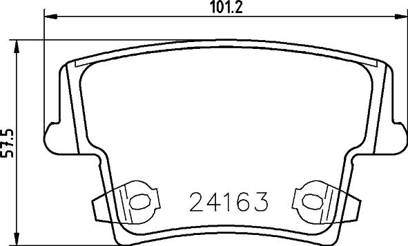 Brembo P 11 018 - Bremžu uzliku kompl., Disku bremzes adetalas.lv