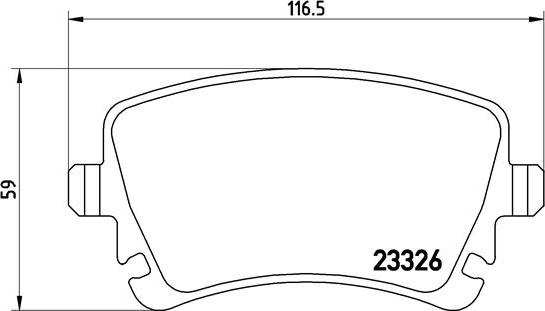 Brembo P 85 064 - Bremžu uzliku kompl., Disku bremzes adetalas.lv