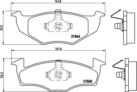 Brembo P 85 025 - Bremžu uzliku kompl., Disku bremzes adetalas.lv