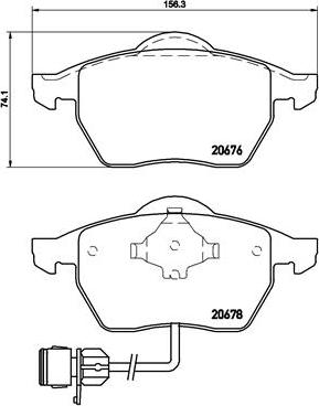 Brembo P 85 026 - Bremžu uzliku kompl., Disku bremzes adetalas.lv